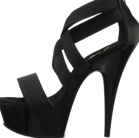pleaser high heel sandals